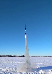 Shawn's Partizon lifts-off Big Lake, Jan 2018.